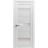 Pantry Kitchen Lite Door with Hardware | Quadro 4055 White Silk with Frosted Glass | Single Panel Frame Trims | Bathroom Bedroom Sturdy Doors  White