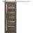 Sturdy Barn Door | Quadro 4088 Ginger Ash with Frosted Glass | Silver 6.6FT Rail Hangers Heavy Hardware Set | Solid Panel Interior Doors Cognac Oak