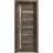 Sliding French Pocket Door | Quadro 4088 Cognac Oak with Frosted Glass | Kit Trims Rail Hardware | Solid Wood Interior Bedroom Sturdy Doors Cognac Oak