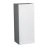 24" x 36" Wall Cabinet-Single Door-with Natural Teak door White
