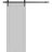 Sliding Barn Door Hardware | Quadro 4111 Matte Black | 6.6FT Rail Hangers Sturdy Set | Lite Wooden Solid Panel Interior Doors Matte Grey