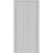 Sliding Closet Bi-fold Doors | Quadro 4111 White Silk | Sturdy Tracks Moldings Trims Hardware Set | Wood Solid Bedroom Wardrobe Doors  Matte Grey