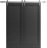Sliding Double Barn Doors Hardware | Quadro 4111 Matte Black | Silver 13FT Rail Sturdy Set | Kitchen Lite Wooden Solid Panel Interior Bedroom Bathroom Door Black Matte