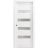 Panel Lite Pocket Door | Quadro 4113 White Silk with Frosted Glass | Kit Trims Rail Hardware | Solid Wood Interior Pantry Kitchen Bedroom Sliding Closet Sturdy Doors White