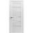 Pantry Kitchen Lite Door with Hardware | Quadro 4117 White Silk with Frosted Glass | Single Panel Frame Trims | Bathroom Bedroom Sturdy Doors  White