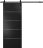 Sliding Barn Door with Hardware | Planum 0020 Ginger Ash | 6.6FT Rail Hangers Sturdy Set | Modern Solid Panel Interior Doors Black Matte
