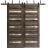 Sliding Closet Barn Bypass Doors | Quadro 4445 Light Grey Oak with Frosted Glass | Sturdy 6.6ft Rails Hardware Set | Wood Solid Bedroom Wardrobe Doors  Cognac Oak