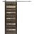 Sturdy Barn Door | Quadro 4445 Nordic White with Frosted Glass | 6.6FT Silver Rail Hangers Heavy Hardware Set | Solid Panel Interior Doors Cognac Oak