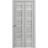 Sliding Closet Bi-fold Doors | Quadro 4445 White Silk with Frosted Glass | Sturdy Tracks Moldings Trims Hardware Set | Wood Solid Bedroom Wardrobe Doors  Light Grey Oak