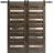 Sturdy Double Barn Door | Quadro 4445 White Silk with Frosted Glass | 13FT Rail Hangers Heavy Set | Solid Panel Interior Doors Cognac Oak