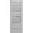 Slab Barn Door Panel | Quadro 4445 Nordic White with Frosted Glass | Sturdy Finished Doors | Pocket Closet Sliding Light Grey Oak