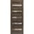 Slab Barn Door Panel | Quadro 4445 Nordic White with Frosted Glass | Sturdy Finished Doors | Pocket Closet Sliding Cognac Oak