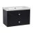 Modern Wall-Mount Bathroom Vanity with Washbasin | Picasso White Matte Collection | Non-Toxic Fire-Resistant MDF-32" Antracite