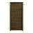 Sliding Pocket Door 36 x 84 inches | Ego 5000 Cognac Oak Veneer | Kit Rail Hardware | Solid Wood Interior Bedroom Modern Doors EGO Marble Oak