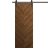 Modern Barn Door 18 x 80 inches | Ego 5005 Natural Oak | 6.6FT Rail Track Heavy Hardware Set | Solid Panel Interior Doors EGO Cognac Oak