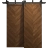 Sliding Closet Barn Bypass Doors 36 x 80 inches | Ego 5005 Natural Oak | Modern 6.6ft Rails Hardware Set | Wood Solid Bedroom Wardrobe Doors EGO Cognac Oak