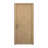 Interior Solid French Door 24 x 80 inches | Ego 5005 Natural Oak | Single Regular Panel Frame Handle | Bathroom Bedroom Modern Doors EGO Natural Oak