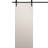 Modern Barn Door 18 x 80 inches | Ego 5005 Natural Oak | 6.6FT Rail Track Heavy Hardware Set | Solid Panel Interior Doors EGO Painted White Oak
