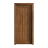 Sliding Pocket Door 32 x 96 inches | Ego 5006 Cognac Oak Veneer | Kit Rail Hardware | Solid Wood Interior Bedroom Modern Doors EGO Cognac Oak