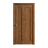 Sliding Closet Bi-fold Doors 72 x 84 inches | Ego 5006 Cognac Oak Veneer | Sturdy Tracks Moldings Trims Hardware Set | Wood Solid Bedroom Wardrobe Doors EGO Cognac Oak