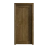 Sliding Pocket Door 32 x 96 inches | Ego 5006 Cognac Oak Veneer | Kit Rail Hardware | Solid Wood Interior Bedroom Modern Doors EGO Marble Oak