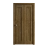 Sliding Closet Bi-fold Doors 72 x 84 inches | Ego 5006 Cognac Oak Veneer | Sturdy Tracks Moldings Trims Hardware Set | Wood Solid Bedroom Wardrobe Doors EGO Marble Oak