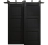 Sliding Closet Barn Bypass Doors 36 x 80 inches | Ego 5010 Cognac Oak Veneer | Modern 6.6ft Rails Hardware Set | Wood Solid Bedroom Wardrobe Doors EGO Painted Black Oak