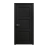 Interior Solid French Door 28 x 80 inches | Ego 5010 Painted Black Oak | Single Regular Panel Frame Handle | Bathroom Bedroom Modern Doors EGO Painted Black Oak
