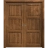 Sliding French Double Pocket Doors 36 x 80 inches | Ego 5010 Marble Oak | Kit Rail Hardware | Solid Wood Interior Bedroom Modern Doors EGO Cognac Oak
