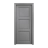 Sliding Pocket Door 30 x 96 inches | Ego 5010 Cognac Oak Veneer | Kit Rail Hardware | Solid Wood Interior Bedroom Modern Doors EGO Painted Grey Oak