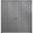 Sliding Closet Double Bi-fold Doors 72 x 80 inches | Ego 5010 Marble Oak | Sturdy Tracks Moldings Trims Hardware Set | Wood Solid Bedroom Wardrobe Doors EGO Painted Grey Oak