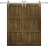 Modern Double Barn Door 36 x 80 inches | Ego 5010 Painted Black Oak | 13FT Silver Rail Track Set | Solid Panel Interior Doors EGO Marble Oak