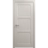 Interior Solid French Door 18 x 80 inches | Ego 5010 Painted White Oak | Single Regular Panel Frame Handle | Bathroom Bedroom Modern Doors EGO Painted White Oak