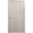 Sliding Closet Bi-fold Doors 36 x 80 inches | Ego 5010 Painted Black Oak | Sturdy Tracks Moldings Trims Hardware Set | Wood Solid Bedroom Wardrobe Doors EGO Painted White Oak