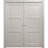 Sliding French Double Pocket Doors 36 x 80 inches | Ego 5010 Marble Oak | Kit Rail Hardware | Solid Wood Interior Bedroom Modern Doors EGO Painted White Oak