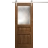 Modern Barn Door 18 x 80 inches | Ego 5011 Marble Oak | 6.6FT Silver Rail Track Heavy Hardware Set | Solid Panel Interior Doors EGO Cognac Oak