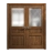 Interior Solid French Double Doors 72 x 80 inches | Ego 5011 Natural Oak | Wood Interior Solid Panel Frame | Closet Bedroom Modern Doors EGO Cognac Oak