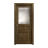 Interior Solid French Door 36 x 80 inches | Ego 5011 Painted White Oak | Single Regular Panel Frame Handle | Bathroom Bedroom Modern Doors EGO Marble Oak