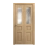 Sliding Closet Bi-fold Doors 56 x 84 inches | Ego 5011 Marble Oak | Sturdy Tracks Moldings Trims Hardware Set | Wood Solid Bedroom Wardrobe Doors EGO Natural Oak