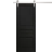 Modern Barn Door 18 x 80 inches | Ego 5012 Painted White Oak | 6.6FT Silver Rail Track Heavy Hardware Set | Solid Panel Interior Doors EGO Painted Black Oak