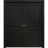 Sliding French Double Pocket Doors 36 x 80 inches | Ego 5012 Painted White Oak | Kit Rail Hardware | Solid Wood Interior Bedroom Modern Doors EGO Painted Black Oak