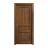 Sliding Pocket Door 30 x 84 inches | Ego 5012 Cognac Oak Veneer | Kit Rail Hardware | Solid Wood Interior Bedroom Modern Doors EGO Cognac Oak