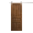 Modern Barn Door 30 x 96 inches | Ego 5012 Cognac Oak Veneer | 6.6FT Silver Rail Track Heavy Hardware Set | Solid Panel Interior Doors EGO Cognac Oak