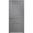 Interior Solid French Door 18 x 80 inches | Ego 5012 Painted Grey Oak | Single Regular Panel Frame Handle | Bathroom Bedroom Modern Doors EGO Painted Grey Oak