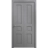 Sliding Closet Bi-fold Doors 36 x 80 inches | Ego 5012 Painted Grey Oak | Sturdy Tracks Moldings Trims Hardware Set | Wood Solid Bedroom Wardrobe Doors EGO Painted Grey Oak