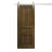 Modern Barn Door 30 x 96 inches | Ego 5012 Cognac Oak Veneer | 6.6FT Silver Rail Track Heavy Hardware Set | Solid Panel Interior Doors EGO Marble Oak