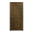 Interior Solid French Door 24 x 80 inches | Ego 5012 Cognac Oak Veneer | Single Regular Panel Frame Handle | Bathroom Bedroom Modern Doors EGO Marble Oak