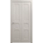 Sliding Closet Bi-fold Doors 36 x 80 inches | Ego 5012 Painted Grey Oak | Sturdy Tracks Moldings Trims Hardware Set | Wood Solid Bedroom Wardrobe Doors EGO Painted White Oak