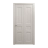 Sliding Closet Bi-fold Doors 56 x 80 inches | Ego 5012 Painted Black Oak | Sturdy Tracks Moldings Trims Hardware Set | Wood Solid Bedroom Wardrobe Doors EGO Painted White Oak