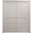 Sliding French Double Pocket Doors 36 x 80 inches | Ego 5012 Painted White Oak | Kit Rail Hardware | Solid Wood Interior Bedroom Modern Doors EGO Painted White Oak